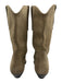 Isabel Marant Shoe Size 39 Taupe Beige Leather Upper Suede Western Boots Taupe Beige / 39