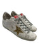 Golden Goose Shoe Size 38 White, Gold, Brown Leather Upper Round Toe Sneakers White, Gold, Brown / 38