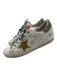 Golden Goose Shoe Size 38 White, Gold, Brown Leather Upper Round Toe Sneakers White, Gold, Brown / 38