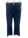 Frame Size 28 Medium Wash Cotton Blend Frayed Mid Rise Cropped Bootcut Jeans Medium Wash / 28