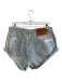 One Teaspoon Size 26 Blue Cotton & Polyester Denim Striped Painted Shorts Blue / 26