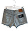 Levi's Premium Size 27 Blue 100% Cotton Denim Distressed Mid Rise Cut Off Shorts Blue / 27