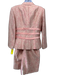 Kay Unger Size 10 Pink Silk Jacquard Hook Closure Above knee Skirt Set Pink / 10