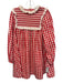 Hunter Bell Size XS Red & White Cotton Long Sleeve Gingham Ruffle Detail Dress Red & White / XS