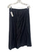 Julia Amory Size S Black Raw Silk Cross Over Button Close Front Slit Skirt Black / S