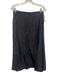Julia Amory Size S Black Raw Silk Cross Over Button Close Front Slit Skirt Black / S