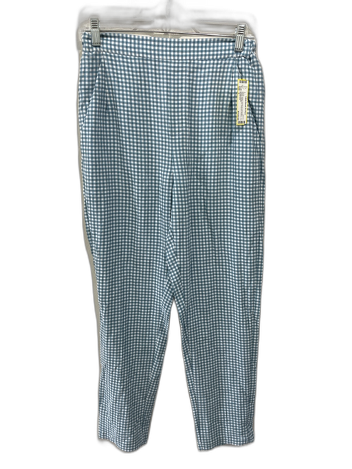 Hunter Bell Size S Blue & White Viscose & Polyamide Elastic Waistband Pants Blue & White / S