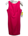 Badgley Mischka Size 6 Hot pink Polyester Sleeveless Wide Neck Below knee Dress Hot pink / 6