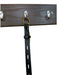 Madewell Black & Brass Leather Perforated Brass Hardware Belts Black & Brass / S
