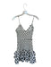 Lovers + Friends Size M Black & White Polyester Blend Polka Dots Ruffle Dress Black & White / M