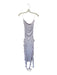 Lioness Size XS Lilac Strapless Ruffle Scrunch Detail Mini Dress Lilac / XS
