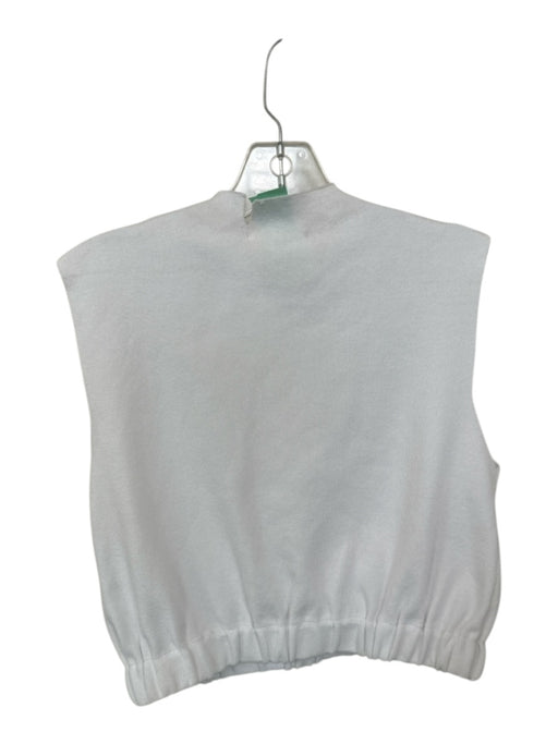 Kerisma Size S/M White Polyester & Viscose Sleeveless Distressed Top White / S/M