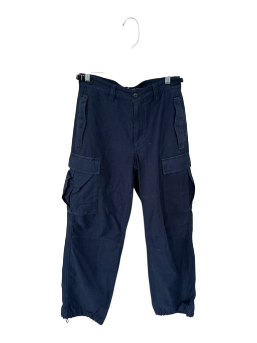 TNA Size 2 Navy Cotton Cargo Sinched Ankle Adjustable Waist Pants Navy / 2