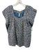 Mirth Size Medium Blue, Pink, Green Cotton Sleeveless Floral Short Set Blue, Pink, Green / Medium