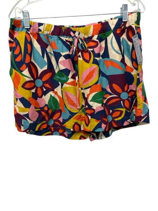 Velvet by Graham & Spencer Size Medium Blue, Yellow, Orange Cap Sleeve Short Set Blue, Yellow, Orange / Medium