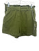Cleobella Size Medium Olive Green Cotton Elastic Waist High Rise Pockets Shorts Olive Green / Medium
