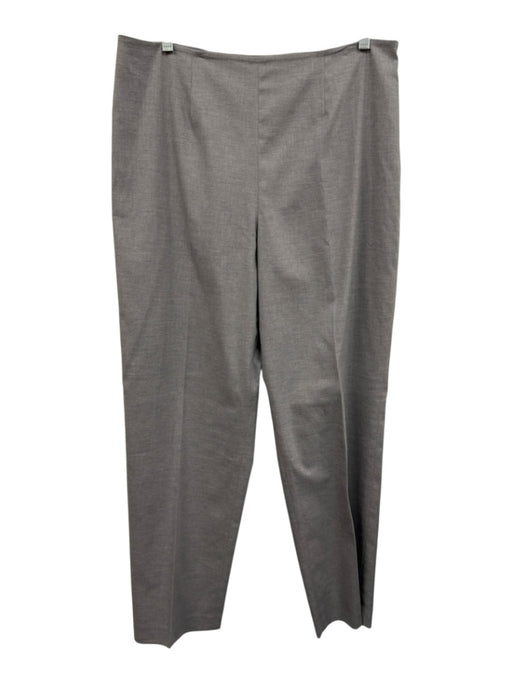 Worth Size 14 Light Gray Cotton Blend Side Zip Trouser Pants Light Gray / 14