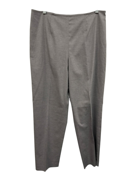 Worth Size 14 Light Gray Cotton Blend Side Zip Trouser Pants Light Gray / 14
