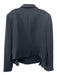 Worth Size XL Black & Silver Polyester Silver Studs Pleated Blazer Skirt Set Black & Silver / XL