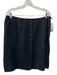 Worth Size XL Black & Silver Polyester Silver Studs Pleated Blazer Skirt Set Black & Silver / XL