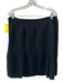 Worth Size XL Black & Silver Polyester Silver Studs Pleated Blazer Skirt Set Black & Silver / XL