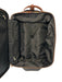 Longchamp Brown, Black, Cream Nylon Leather trim fur print Patchwork Luggage Brown, Black, Cream