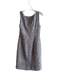 Tory Burch Size 6 Multi Acrylic Blend Tweed Square Neck Sleeveless Dress Multi / 6