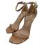 Stuart Weitzman Shoe Size 6 Beige Patent Leather Square Toe Strap Stiletto Pumps Beige / 6