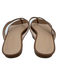 Stuart Weitzman Shoe Size 6 Brown Leather Round Toe Slide Thong Sandals Brown / 6