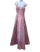 Jovani Size 14 Pink Polyester Spaghetti Strap Metallic Thread A Line Gown Pink / 14