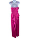 Black Halo Eve Size 12 Hot pink Polyamide & Elastane Spaghetti Strap Gown Hot pink / 12
