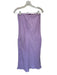 Faithful The Brand Size 2 Purple Linen Strapless Maxi Cargo Pockets Skirt Set Purple / 2