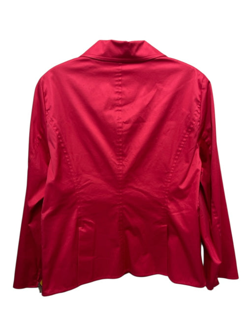 Armani Collezioni Size 50 Salmon Pink Cotton Blend 2 Buttons Welt Pockets Jacket Salmon Pink / 50