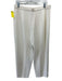 St John Size 16 Cream No Fabric Tag Knit Elastic Waist High Waist Straight Pants Cream / 16