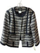 Chanel Size 46 Navy, Burgundy & Multi Cotton Blend Tweed Trim Detail Jacket Navy, Burgundy & Multi / 46