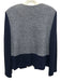 St. John Size 14 Navy & white Polymide Blend Pattern Block Heathered Jacket Navy & white / 14