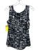St. John Black, Tan & White Wool & Silk Sleeveless Spotted Tank Jacket Set Black, Tan & White / 10