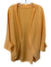 St. John Size L Orange & Silver Cashmere Ribbed Knit Tank Cardigan Sweater Set Orange & Silver / L