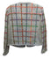Carlisle Size 14 White, Pink & Multi Cotton Blend Checked Rope Trim Jacket White, Pink & Multi / 14