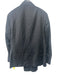 Saks Fifth Ave NWT Black Wool Solid 2 Button Men's Suit Black / 44