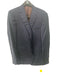 Saks Fifth Ave NWT Navy Blue Wool Solid 2 Button Men's Blazer Navy Blue / 44