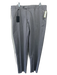 Saks Fifth Ave NWT Size 38 Gray & White Cotton Striped Zip Fly Men's Pants Gray & White / 38
