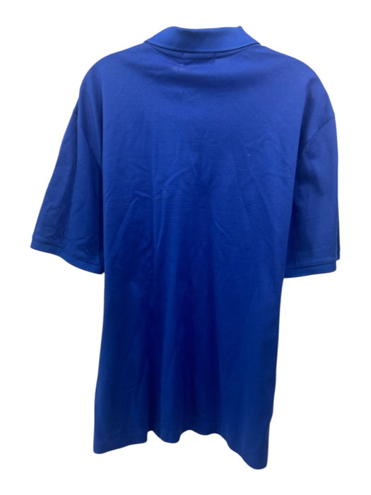 Ralph Lauren Purple NWT Size XL Blue Cotton Solid Polo Men's Short Sleeve Blue / XL