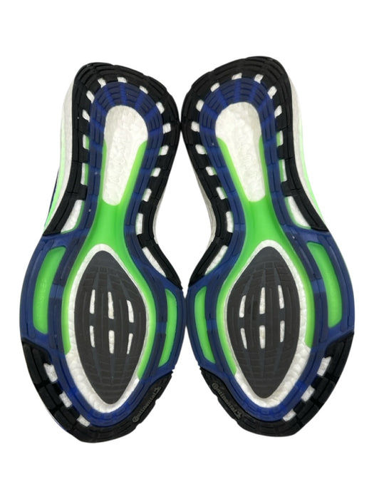 Adidas Shoe Size 13 Blue, Green & White Synthetic Low Top Men's Shoes Blue, Green & White / 13