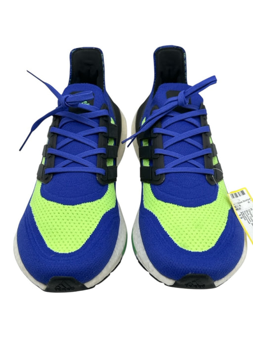 Adidas Shoe Size 13 Blue, Green & White Synthetic Low Top Men's Shoes Blue, Green & White / 13