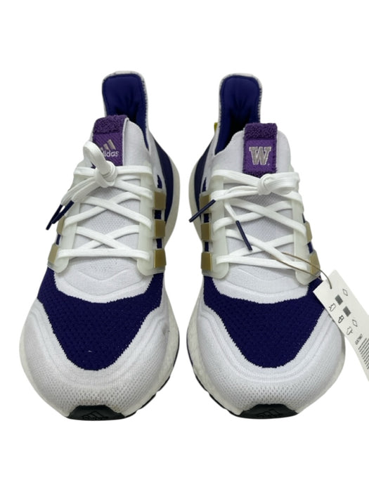 Adidas Shoe Size 13 White & Purple Synthetic Low Top Men's Shoes White & Purple / 13