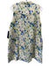 Tuckernuck Size XL Yellow, Green & Blue Linen & Cotton Floral Sleeveless Dress Yellow, Green & Blue / XL