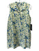 Tuckernuck Size XL Yellow, Green & Blue Linen & Cotton Floral Sleeveless Dress Yellow, Green & Blue / XL