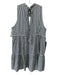 Pomander Place Size XL Blue & Cream Rayon & Polyester Gingham Sleeveless Dress Blue & Cream / XL