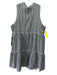 Pomander Place Size XL Blue & Cream Rayon & Polyester Gingham Sleeveless Dress Blue & Cream / XL